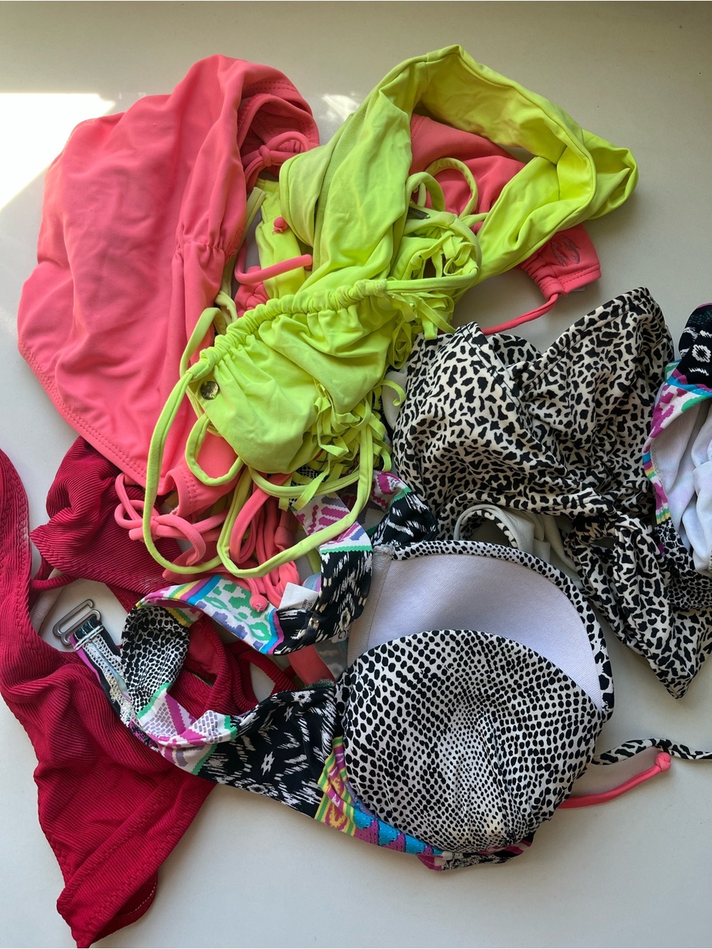Bundle of bikinis - size s/m - billabong